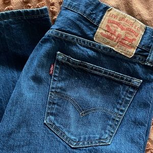 Levi’s 505 34x34 dark wash, straight jeans
